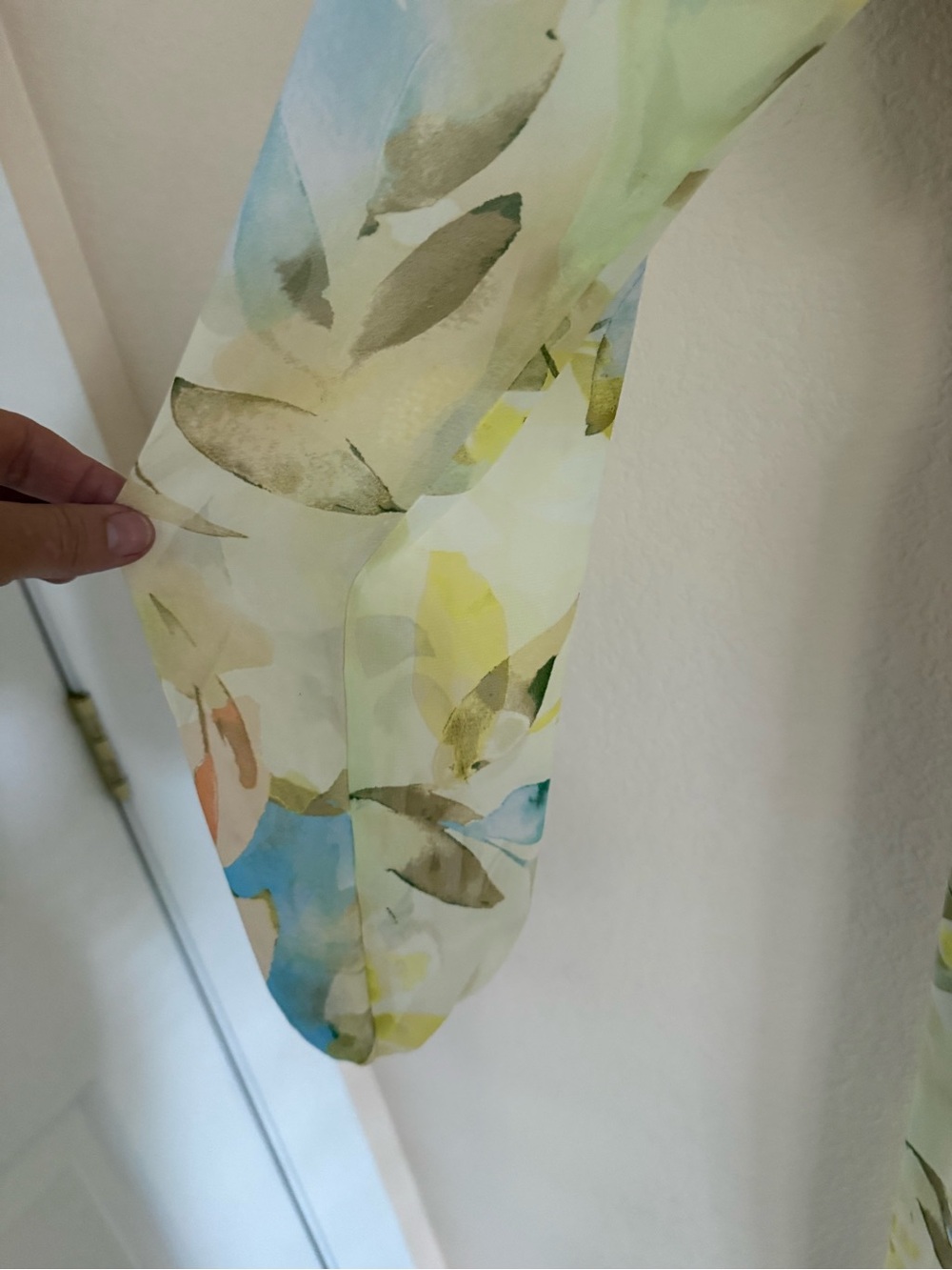 Laundry By Shelli Segal Yellow and Blue Floral Maxi Dress - Picture 4 of 5